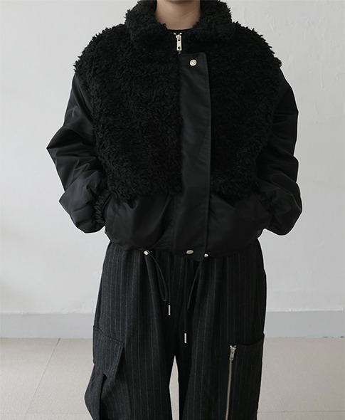 fur padded jumper(2c)